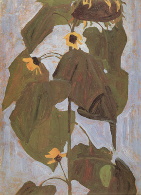 Egon Schiele Sunflower I(mk12)